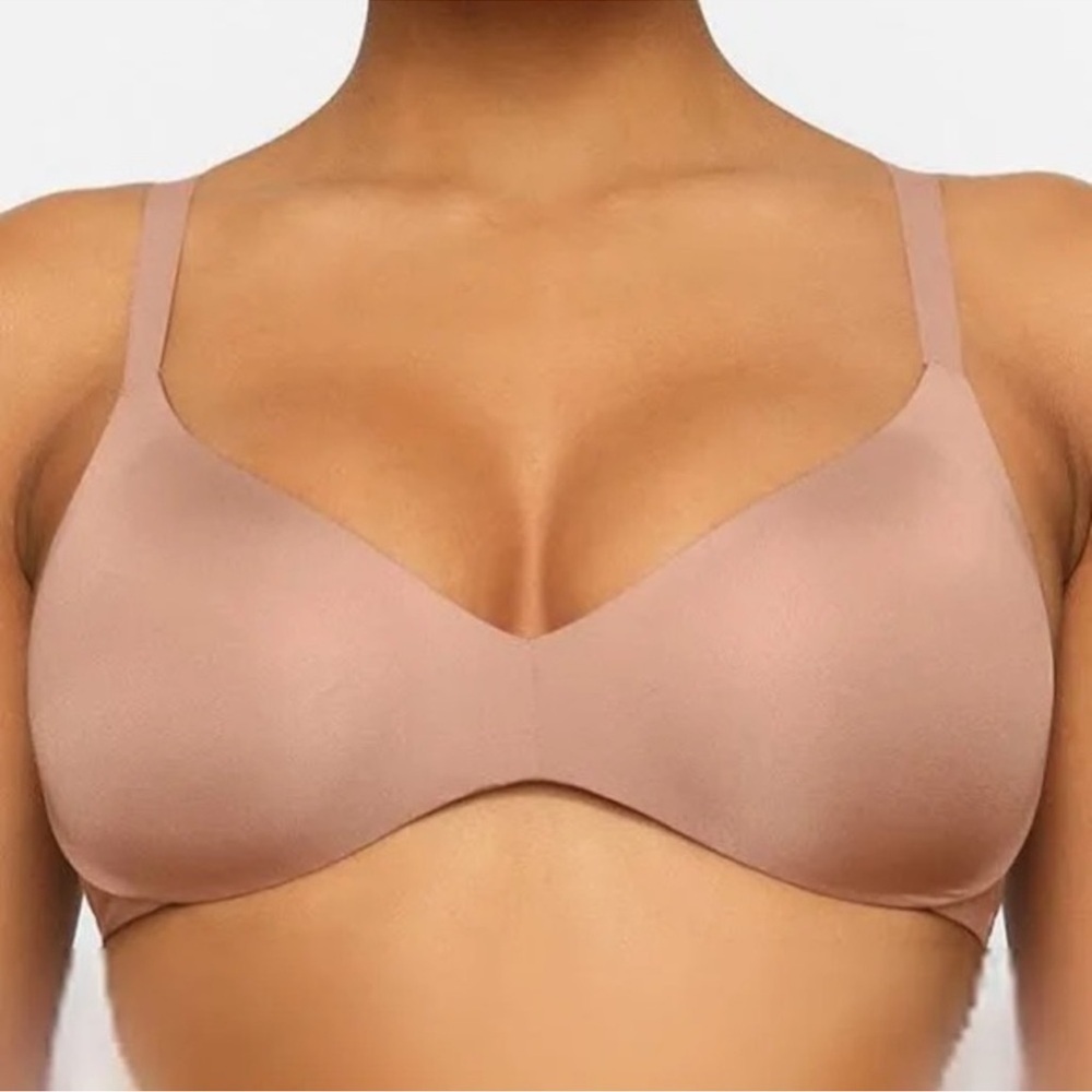 SKIMS Wireless Form Push Up Bra NWT 34A Sienna (1891)